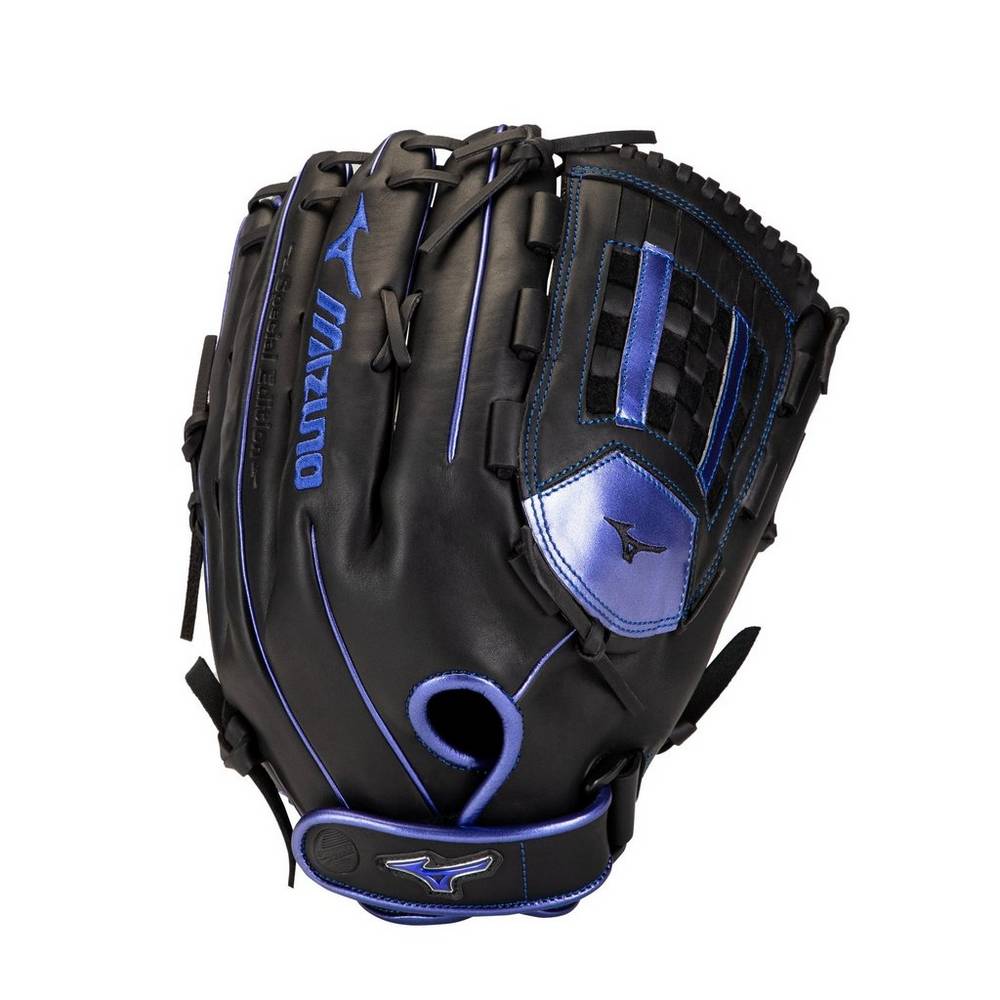 Guanti Mizuno Softball MVP Prime SE Slowpitch 14" Uomo - Nere/Blu Reale - 65928-LXEF